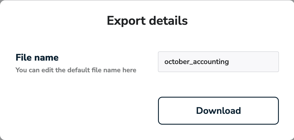 Reporting Export Reporting Export